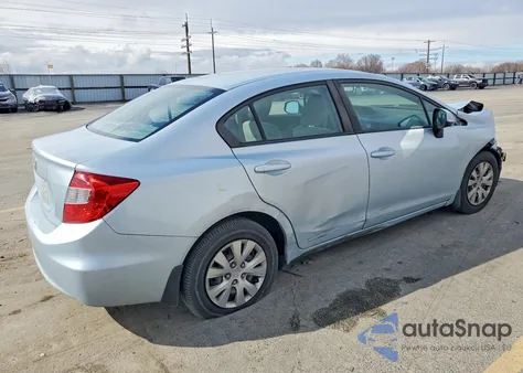 2012 Honda Civic Lx z USA, uszkodzony, nr VIN 2HGFB2F58CH528745